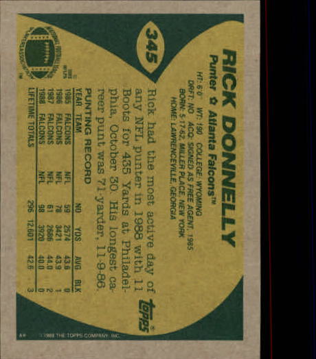 B2174- 1989 Topps Football Cards 251-396 +Inserts -You Pick- 15+ FREE US SHIP - Picture 177 of 311