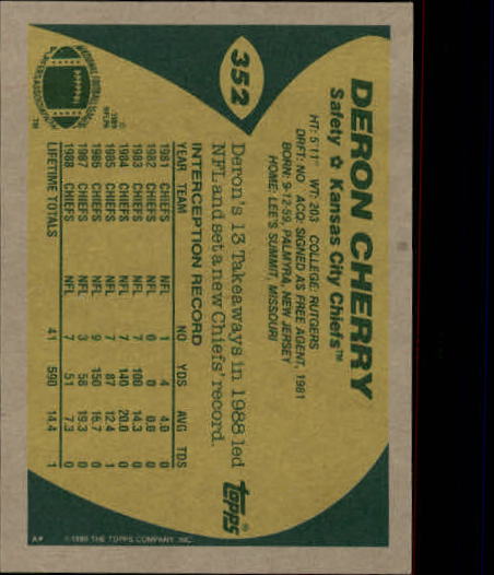 B2174- 1989 Topps Football Cards 251-396 +Inserts -You Pick- 15+ FREE US SHIP - Picture 191 of 311