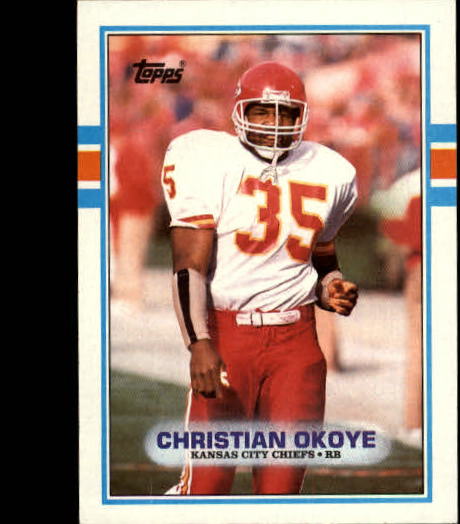 1989 Topps #353 Christian Okoye