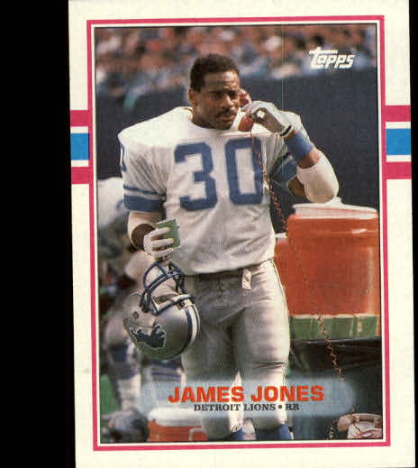 1989 Topps #366 James Jones