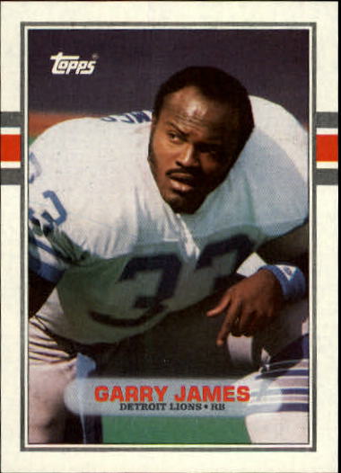 1989 Topps #367 Garry James