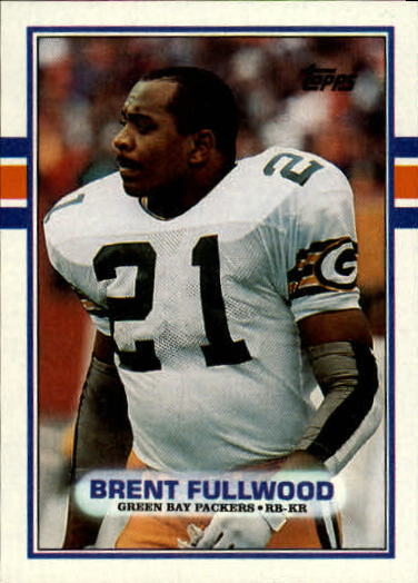 1989 Topps #372 Brent Fullwood RC