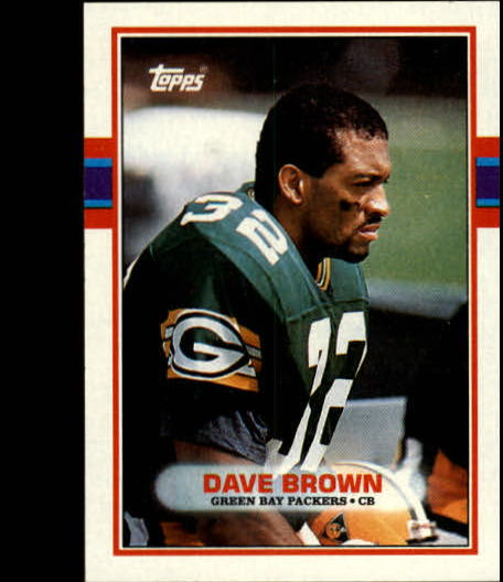 1989 Topps #377 Dave Brown DB