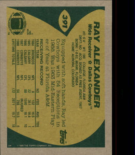 B2174- 1989 Topps Football Cards 251-396 +Inserts -You Pick- 15+ FREE US SHIP - Picture 259 of 311
