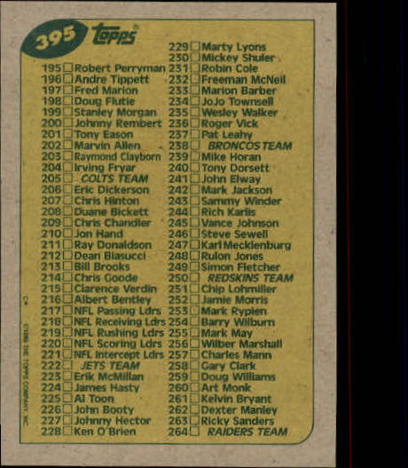 B2174- 1989 Topps Football Cards 251-396 +Inserts -You Pick- 15+ FREE US SHIP - Picture 267 of 311