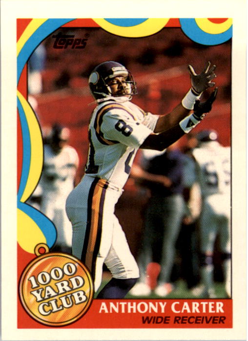 Anthony Carter Signed Minnesota Vikings 88 Topps Football Card Beckett –  www.