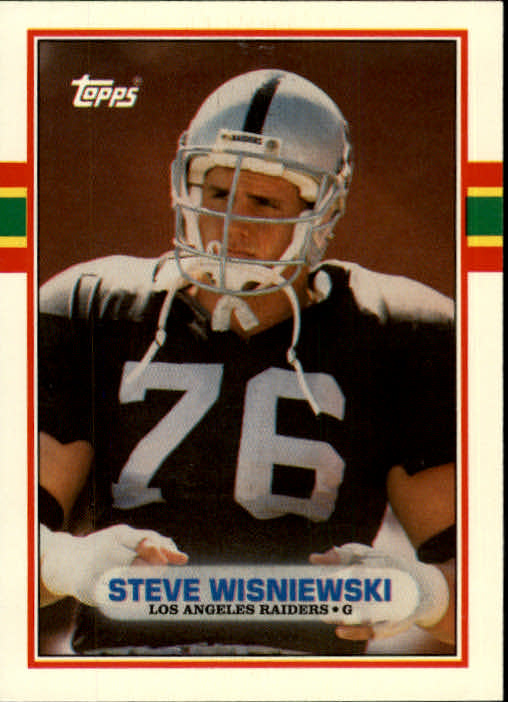 1989 Topps Traded #33T Steve Wisniewski RC