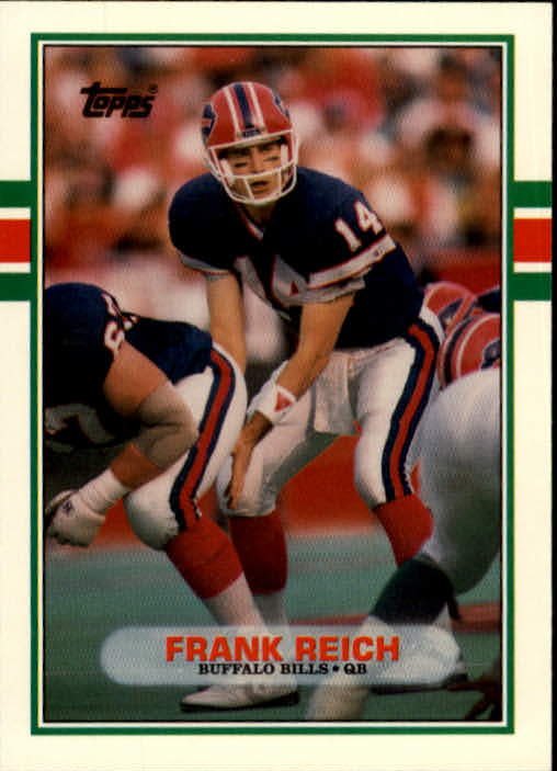 1989 Topps Traded #81T Frank Reich RC