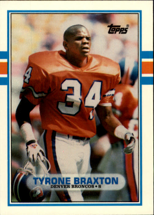 1989 Topps Traded #82T Tyrone Braxton RC