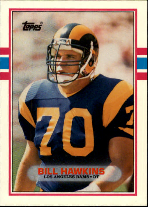 1989 Topps Traded #89T Bill Hawkins RC