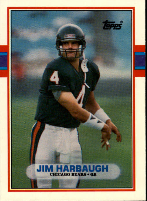 1989 Topps Traded #91T Jim Harbaugh RC