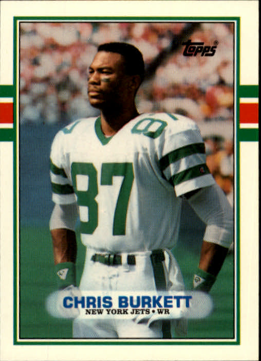 Chris Burkett Rookie 1988 Topps #225 Buffalo Bills