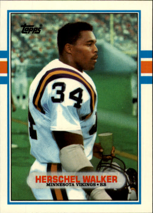 1989 Topps Traded #120T Herschel Walker