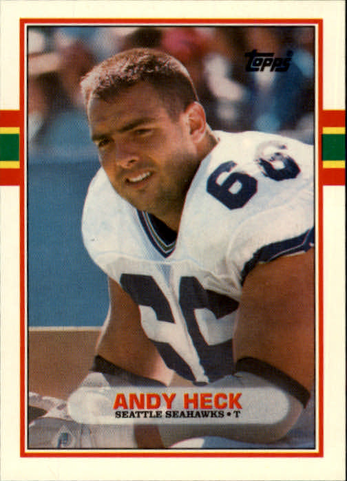 1989 Topps Traded #121T Andy Heck RC