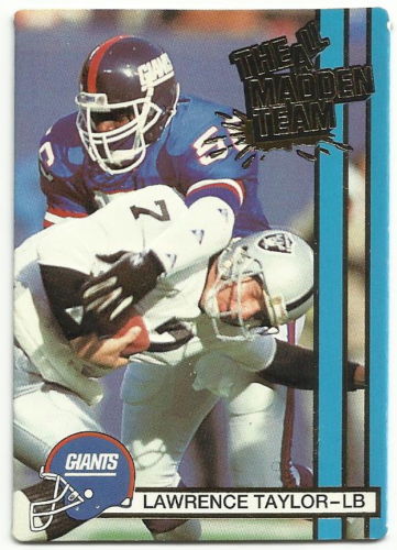 1990 Action Packed All-Madden #12 Lawrence Taylor