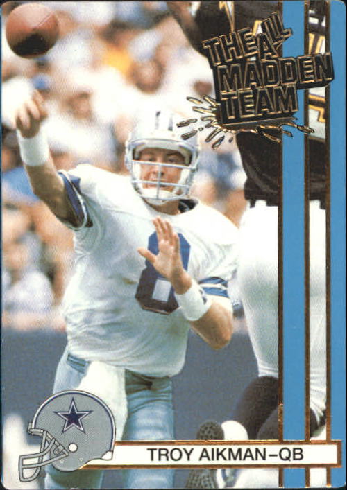 1990 Action Packed All-Madden #21 Troy Aikman