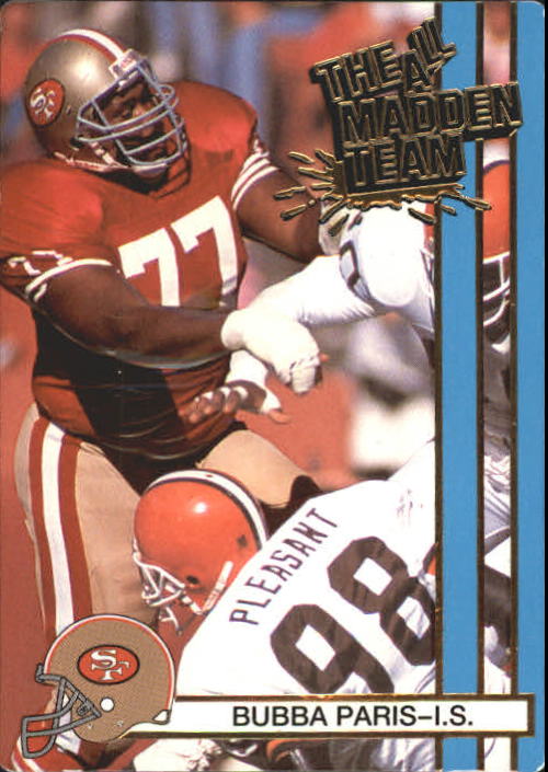 1990 Action Packed All-Madden #31 Bubba Paris