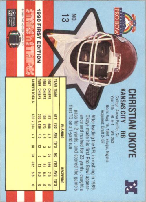 1989 Score #43 Christian Okoye - NM-MT