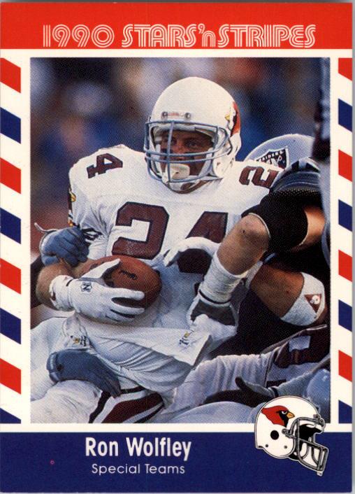 1989 Pro Set Football Ron Wolfley Phoenix Cardinals #340