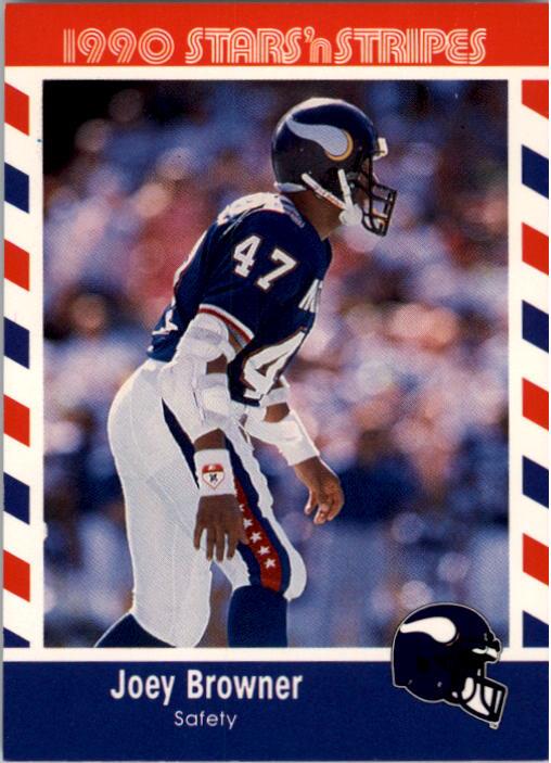 1990 Fleer Stars and Stripes #55 Joey Browner