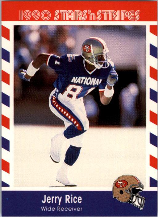 1990 Fleer Stars and Stripes #72 Jerry Rice