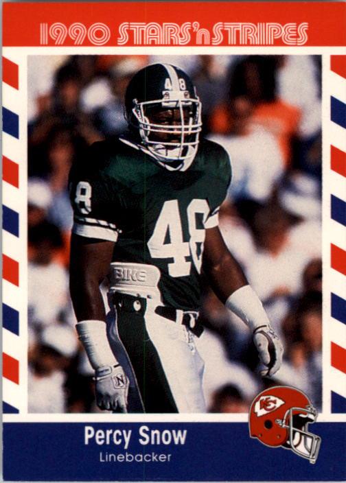 1990 Fleer Stars and Stripes #88 Percy Snow