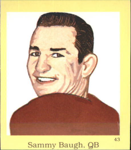 1990 Hall of Fame Stickers #43 Sammy Baugh