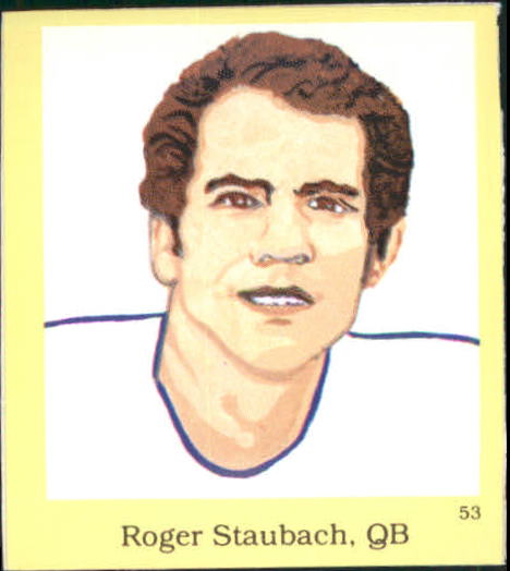 1990 Hall of Fame Stickers #53 Roger Staubach
