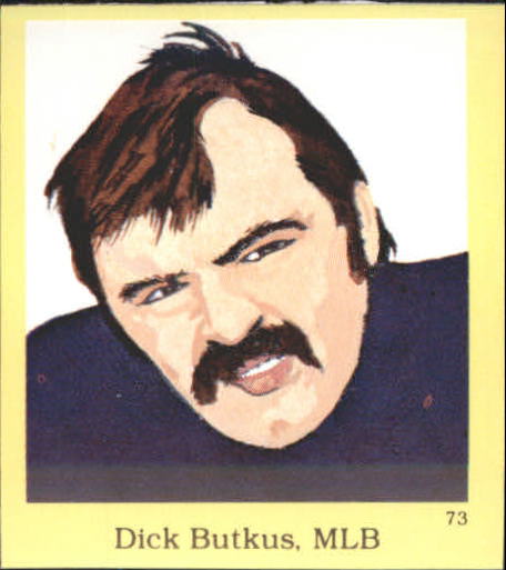 1990 Hall of Fame Stickers #73 Dick Butkus