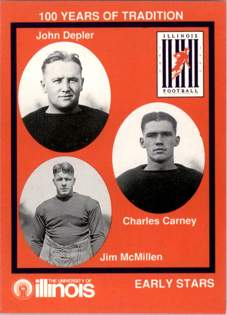 1990 Illinois Fighting Illini Centennial Trading Card #1-45 - Choose Your Card - Picture 68 of 91