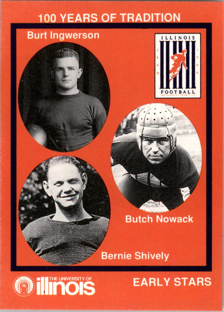 1990 Illinois Fighting Illini Centennial Trading Card #1-45 - Choose Your Card - Picture 70 of 91