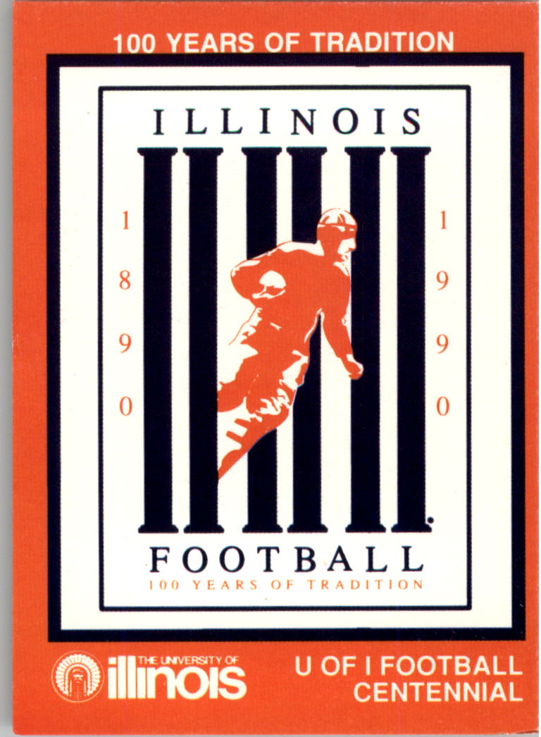 1990 Illinois Fighting Illini Centennial Trading Card #1-45 - Choose Your Card - Picture 90 of 91