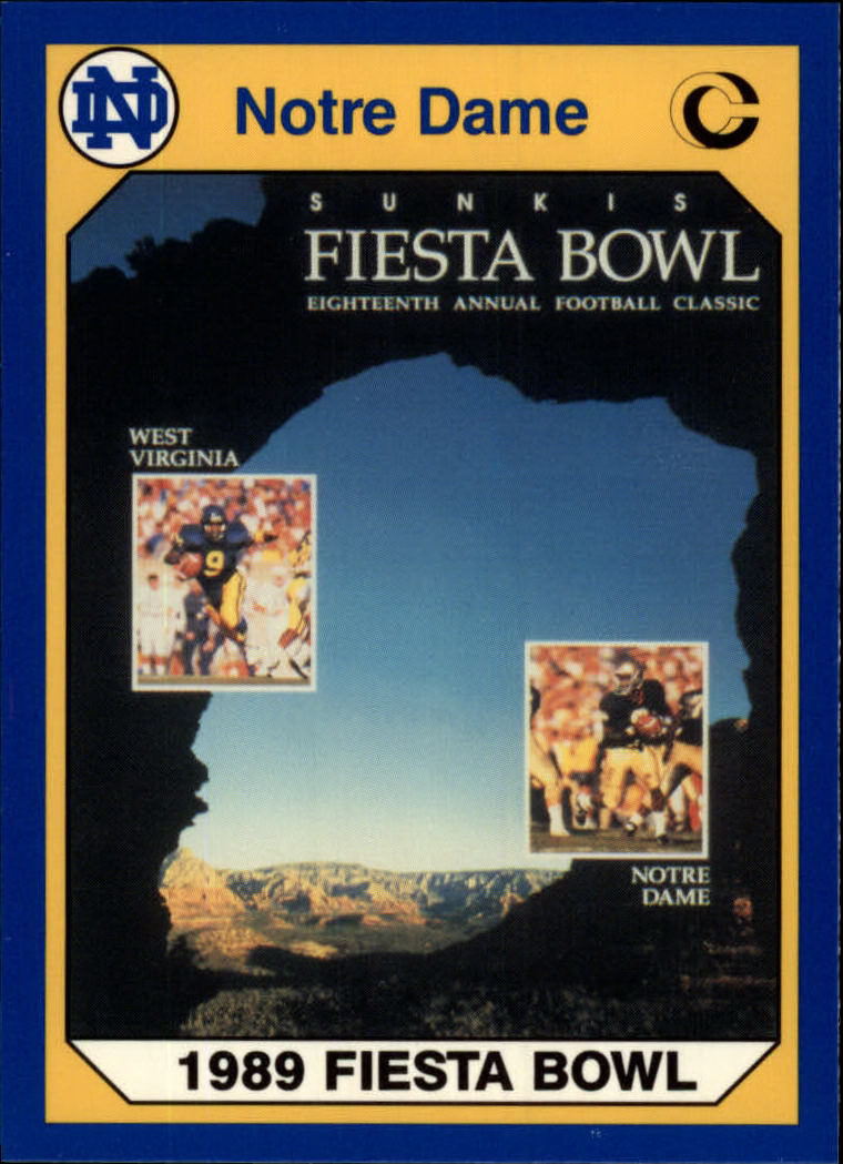 1990 Notre Dame 200 #74 Sunkist Fiesta Bowl