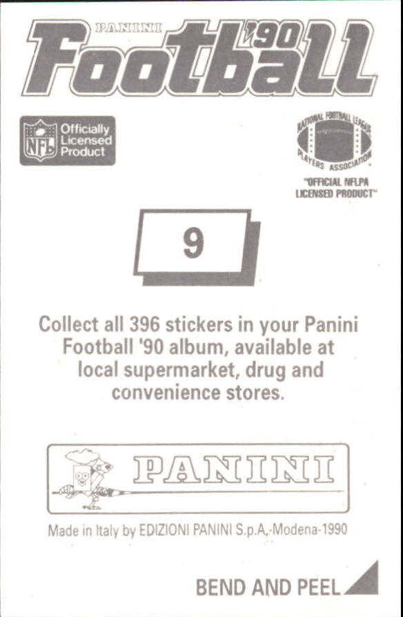 B2951- 1990 Panini Stickers Football Cards 1-200 -You Pick- 15+ FREE US SHIP - Picture 19 of 393