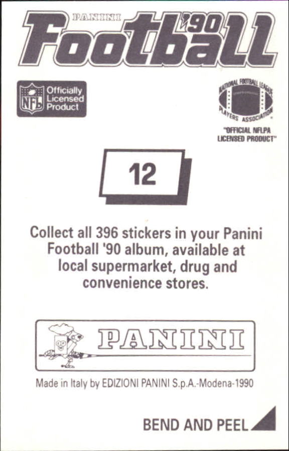 B2951- 1990 Panini Stickers Football Cards 1-200 -You Pick- 15+ FREE US SHIP - Picture 25 of 393