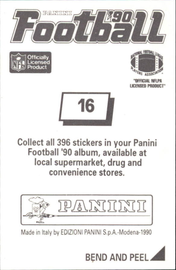 B2951- 1990 Panini Stickers Football Cards 1-200 -You Pick- 15+ FREE US SHIP - Picture 33 of 393