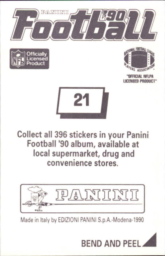 B2951- 1990 Panini Stickers Football Cards 1-200 -You Pick- 15+ FREE US SHIP - Picture 43 of 393
