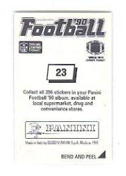 1990 Panini Stickers #23 James Brooks back image