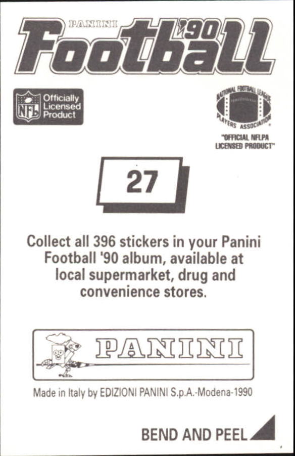 B2951- 1990 Panini Stickers Football Cards 1-200 -You Pick- 15+ FREE US SHIP - Picture 55 of 393