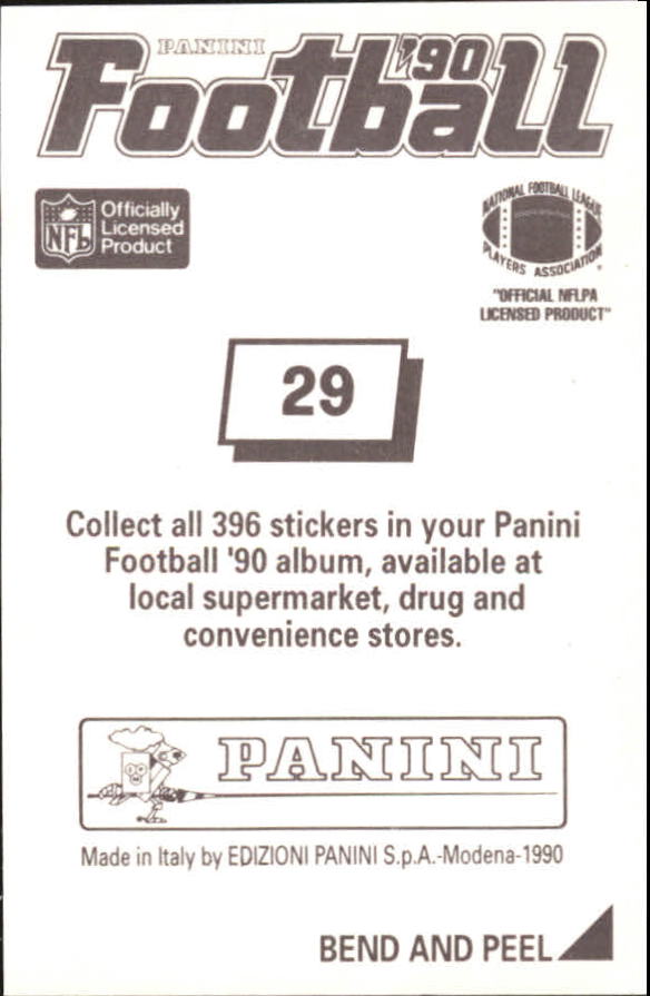 B2951- 1990 Panini Stickers Football Cards 1-200 -You Pick- 15+ FREE US SHIP - Picture 59 of 393