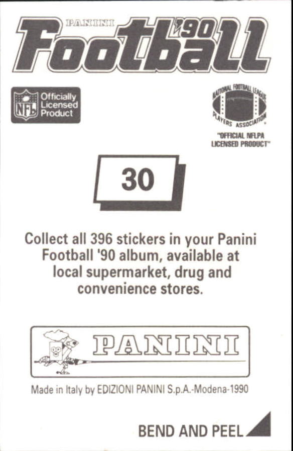 B2951- 1990 Panini Stickers Football Cards 1-200 -You Pick- 15+ FREE US SHIP - Picture 61 of 393