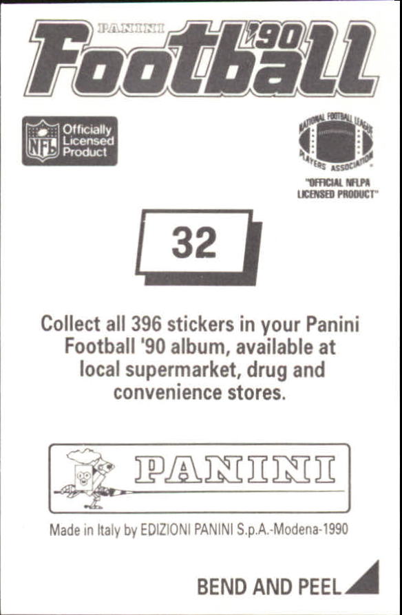 B2951- 1990 Panini Stickers Football Cards 1-200 -You Pick- 15+ FREE US SHIP - Picture 65 of 393