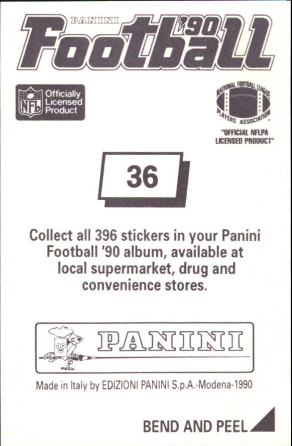 B2951- 1990 Panini Stickers Football Cards 1-200 -You Pick- 15+ FREE US SHIP - Picture 73 of 393