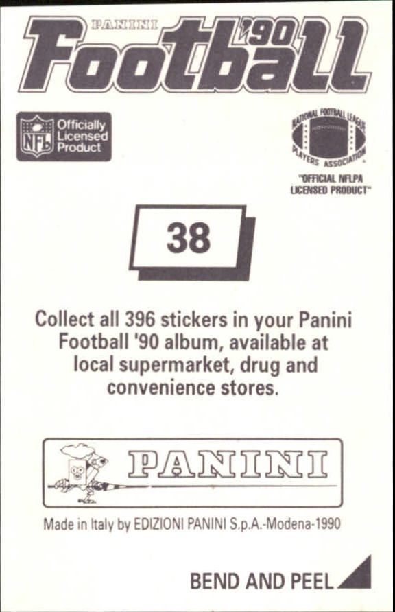 B2951- 1990 Panini Stickers Football Cards 1-200 -You Pick- 15+ FREE US SHIP - Picture 77 of 393