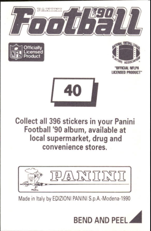 B2951- 1990 Panini Stickers Football Cards 1-200 -You Pick- 15+ FREE US SHIP - Picture 81 of 393