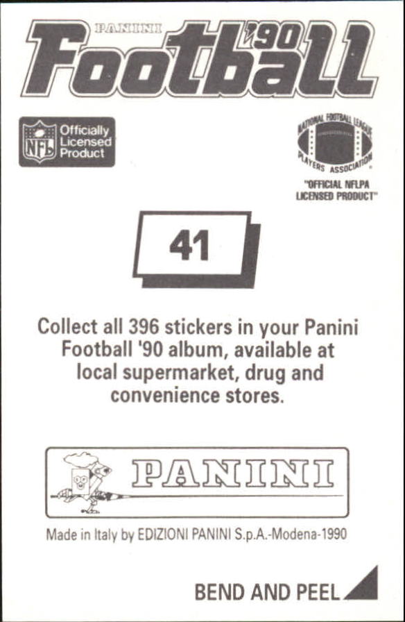 B2951- 1990 Panini Stickers Football Cards 1-200 -You Pick- 15+ FREE US SHIP - Picture 83 of 393