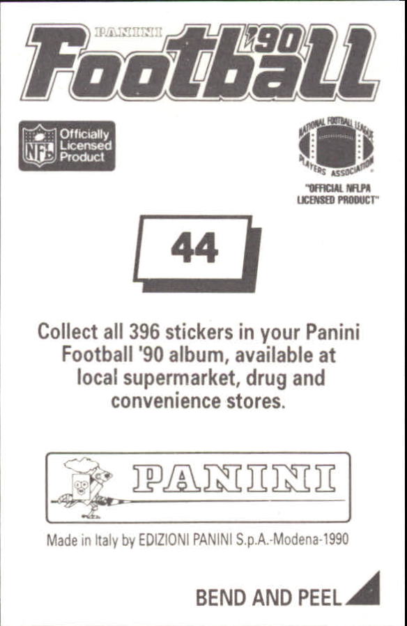 B2951- 1990 Panini Stickers Football Cards 1-200 -You Pick- 15+ FREE US SHIP - Picture 89 of 393