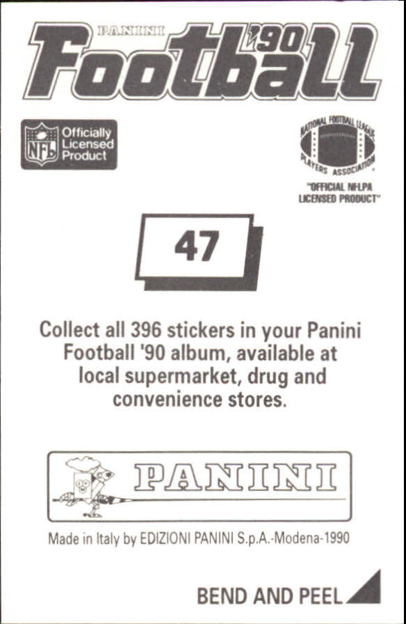 B2951- 1990 Panini Stickers Football Cards 1-200 -You Pick- 15+ FREE US SHIP - Picture 95 of 393
