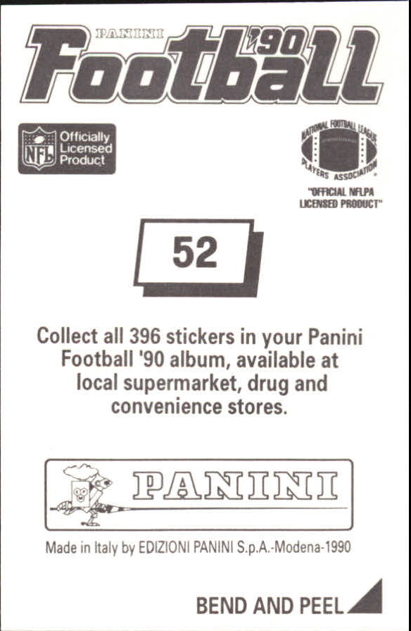 B2951- 1990 Panini Stickers Football Cards 1-200 -You Pick- 15+ FREE US SHIP - Picture 105 of 393