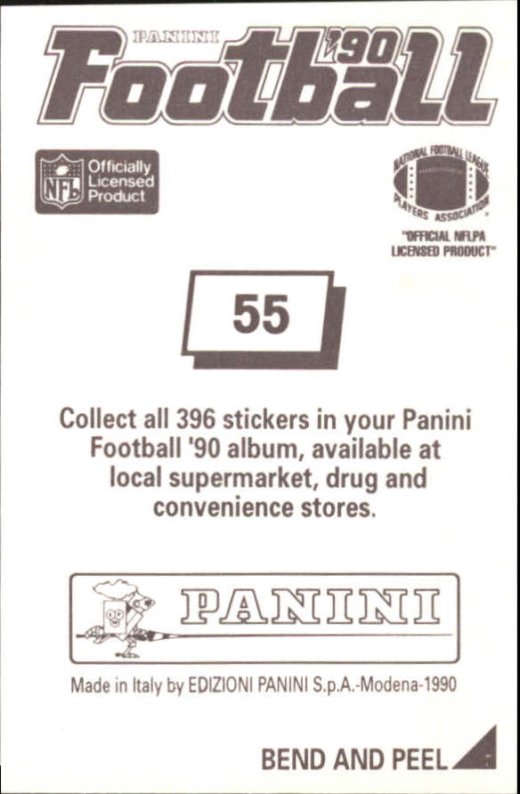B2951- 1990 Panini Stickers Football Cards 1-200 -You Pick- 15+ FREE US SHIP - Picture 111 of 393